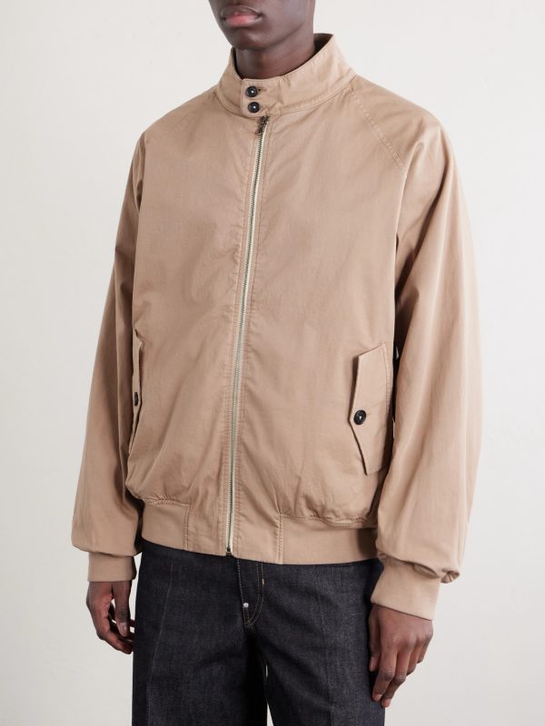 Cotton-Blend Twill Bomber Jacket - FR