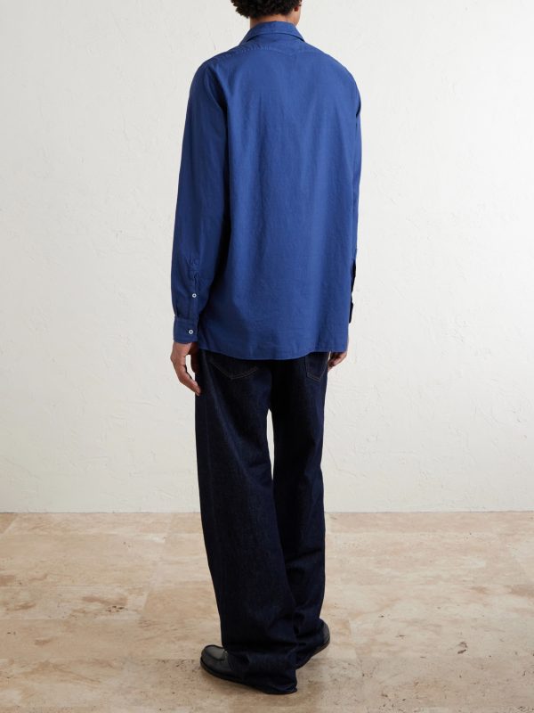 Relaxed-fit Cotton and Linen Blend Shirt - BK