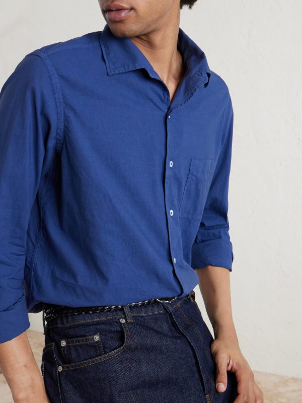 Relaxed-fit Cotton and Linen Blend Shirt - CU