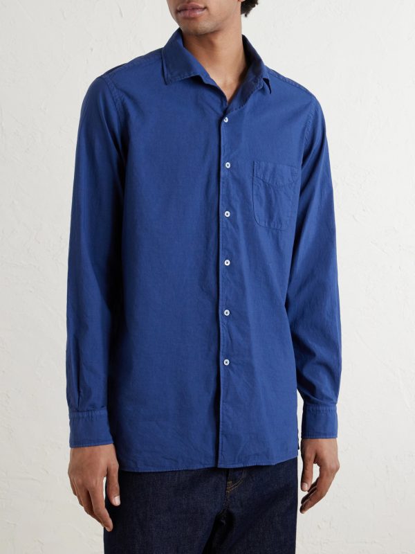 Relaxed-fit Cotton and Linen Blend Shirt - FR