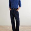 Relaxed-fit Cotton and Linen Blend Shirt - OU