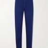Straight-Leg Cotton-Blend Trousers Straight-Leg Cotton-Blend Trousers