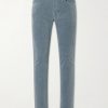 Alunga Straight-Leg Cotton-Velvet Five Pockets Trousers Alunga Straight-Leg Cotton-Velvet Five Pockets Trousers