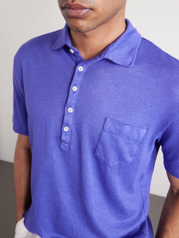 Wembley Cotton and Cashmere-Blend Piqué Polo Shirt - CU Wembley Cotton and Cashmere-Blend Piqué Polo Shirt - CU