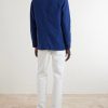 Bali Unstructured Nehru-Collar Cotton-Gauze Jacket - BK Bali Unstructured Nehru-Collar Cotton-Gauze Jacket - BK