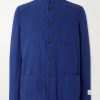 Bali Unstructured Nehru-Collar Cotton-Gauze Jacket Bali Unstructured Nehru-Collar Cotton-Gauze Jacket