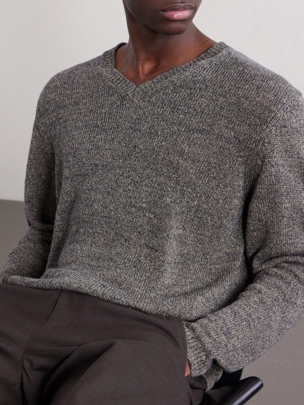 Leo Knitted Linen Sweater - CU