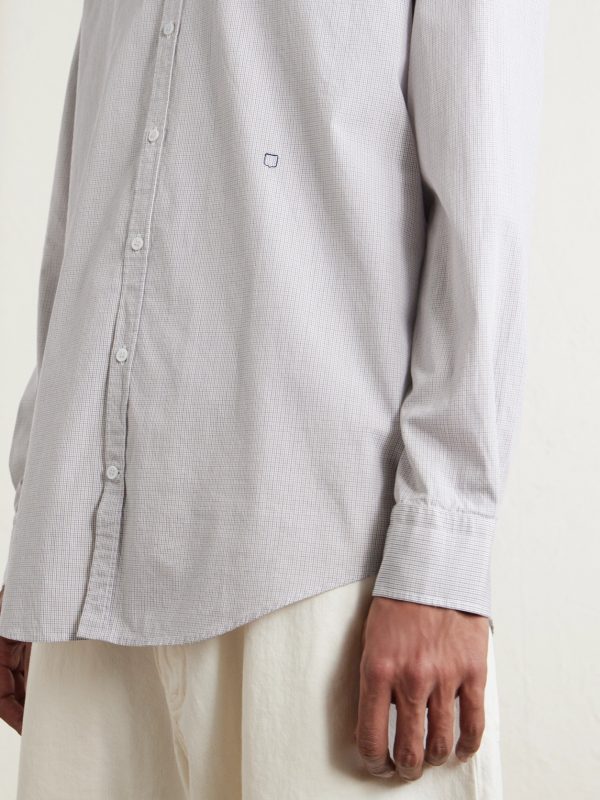 Genova Checked Cotton-Poplin Shirt - CU Genova Checked Cotton-Poplin Shirt - CU