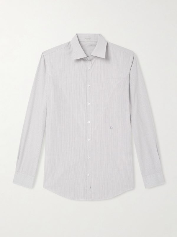 Genova Checked Cotton-Poplin Shirt Genova Checked Cotton-Poplin Shirt
