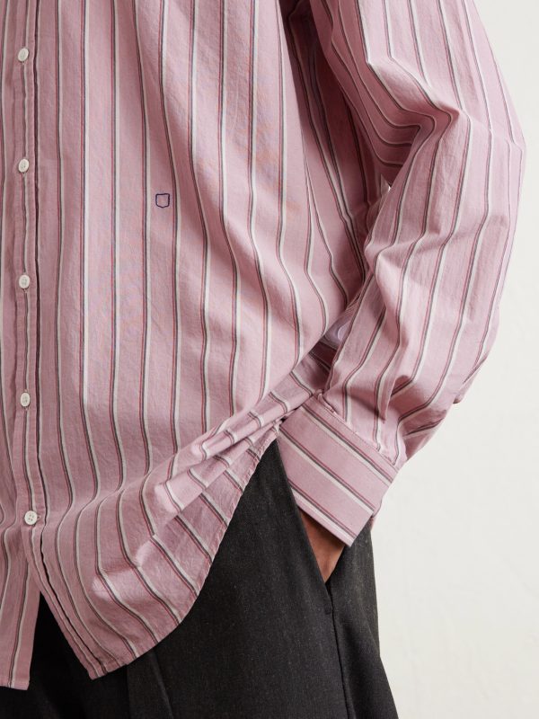Genova Striped Cotton-Poplin Shirt - CU