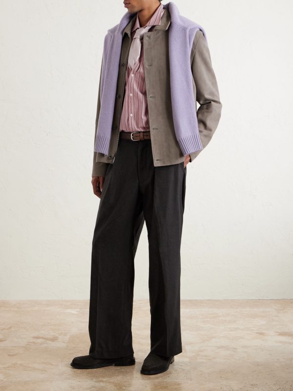 Genova Striped Cotton-Poplin Shirt - OU