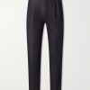 Strallo2 Straight-Leg Pleated Cotton-Twill Trousers Strallo2 Straight-Leg Pleated Cotton-Twill Trousers