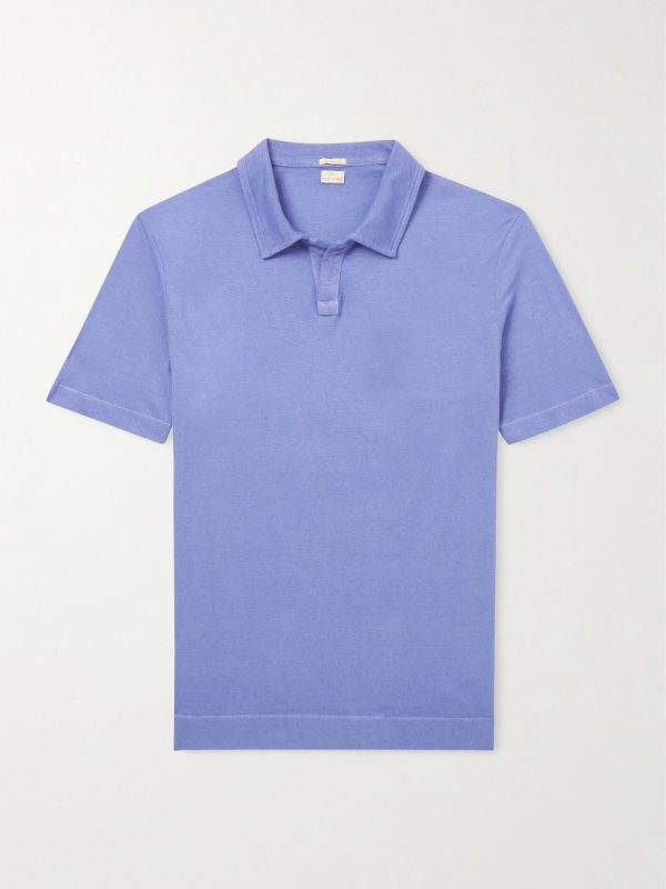 Aruba Linen and Cotton-Blend Polo Shirt Aruba Linen and Cotton-Blend Polo Shirt