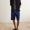Cliff Straight-Leg Pleated Herringbone Cotton Bermuda Shorts - OU
