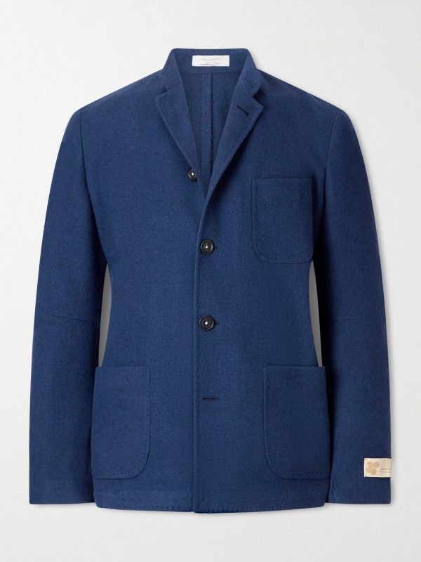 Bali Virgin Wool, Silk and Cashmere-Blend Blazer Bali Virgin Wool, Silk and Cashmere-Blend Blazer