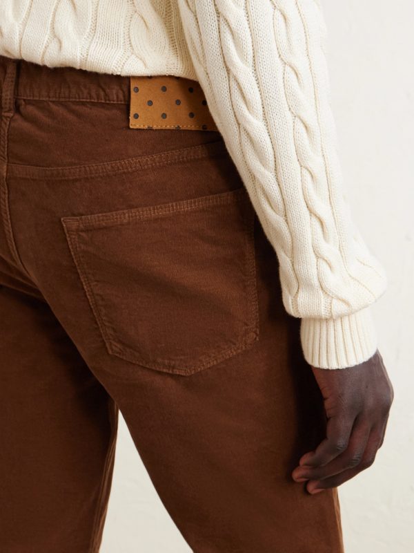 Alunga Straight-Leg Cotton-Corduroy Trousers - CU