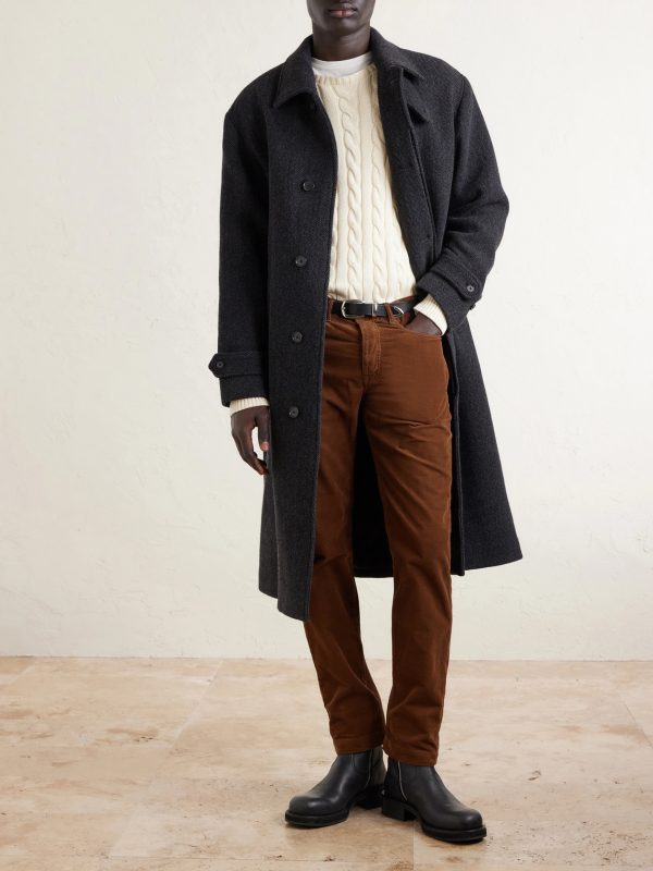 Alunga Straight-Leg Cotton-Corduroy Trousers - OU
