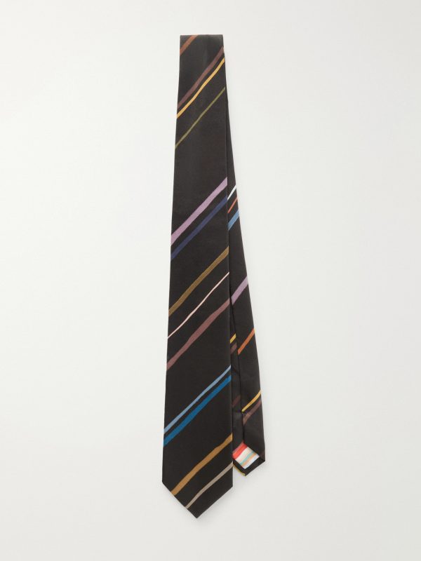 8cm Striped Silk Tie 8cm Striped Silk Tie