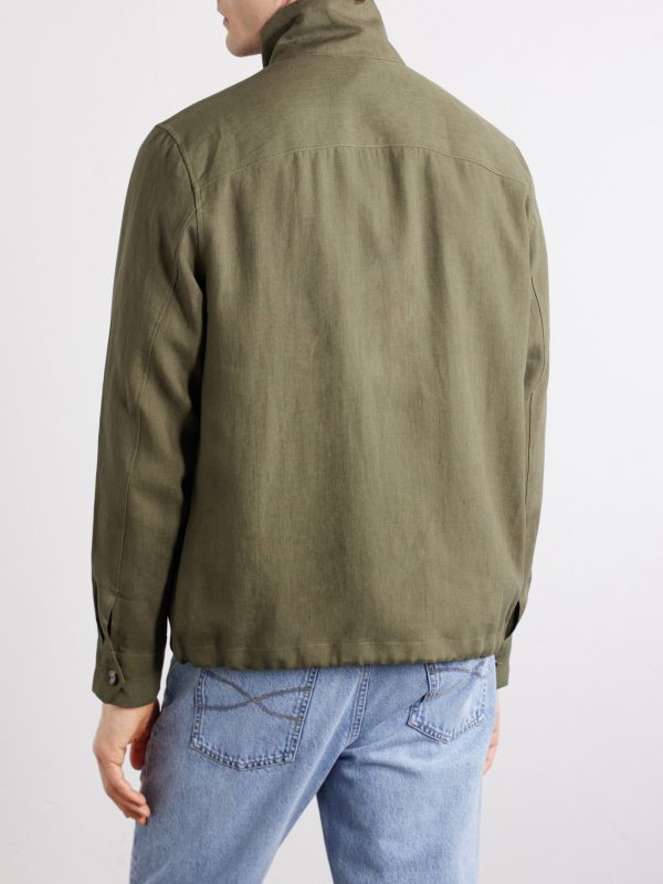 Linen Overshirt - BK Linen Overshirt - BK