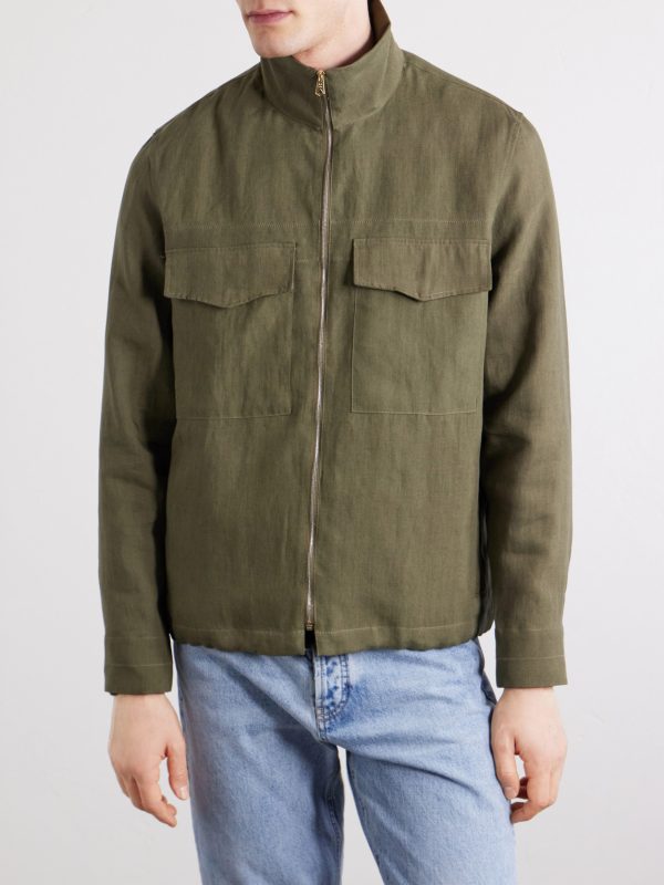 Linen Overshirt - FR Linen Overshirt - FR