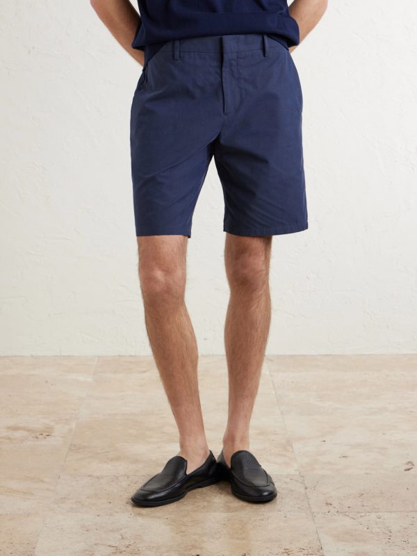 Straight-Leg Cotton and Lyocell-Blend Shorts - FR