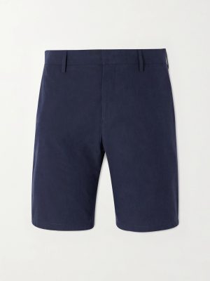 Straight-Leg Cotton and Lyocell-Blend Shorts Straight-Leg Cotton and Lyocell-Blend Shorts