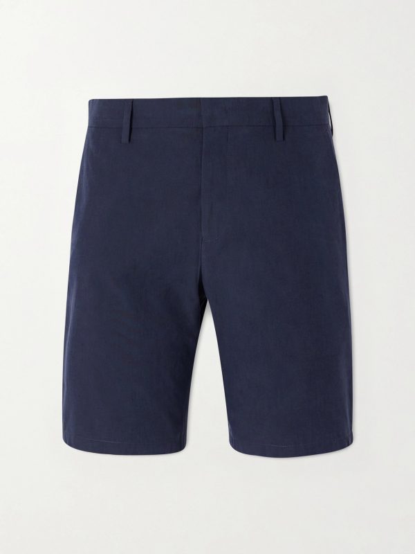 Straight-Leg Cotton and Lyocell-Blend Shorts