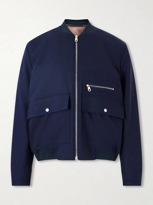 Wool-Twill Bomber Jacket Wool-Twill Bomber Jacket