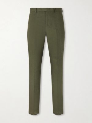 Slim-Fit Tapered Linen Suit Trousers Slim-Fit Tapered Linen Suit Trousers
