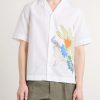 Camp-Collar Printed Cotton, Lyocell and Linen-Blend Shirt - FR