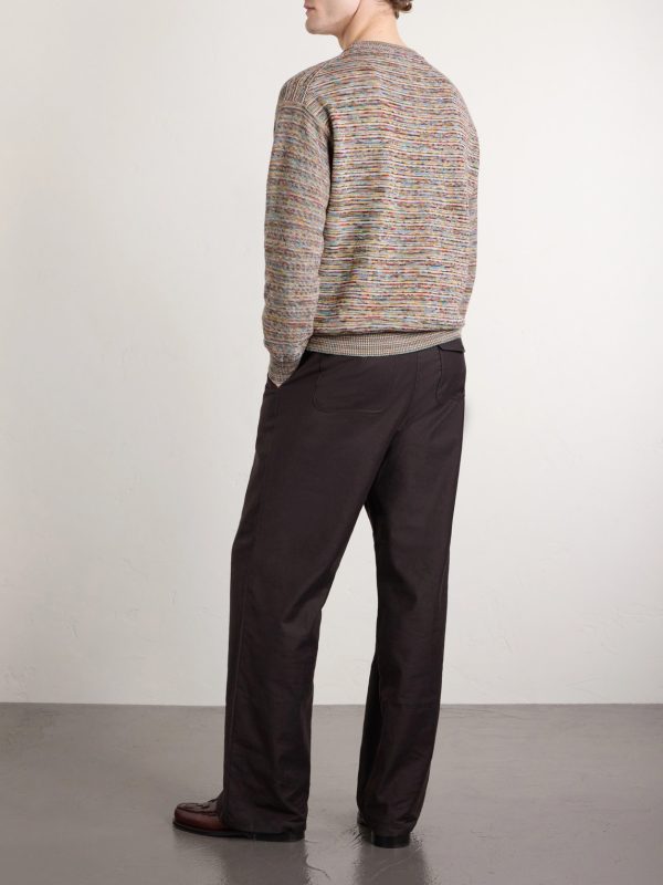 Knitted Organic Cotton Sweater - BK Knitted Organic Cotton Sweater - BK