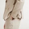 Linen and Wool-Blend Twill Suit Jacket - CU