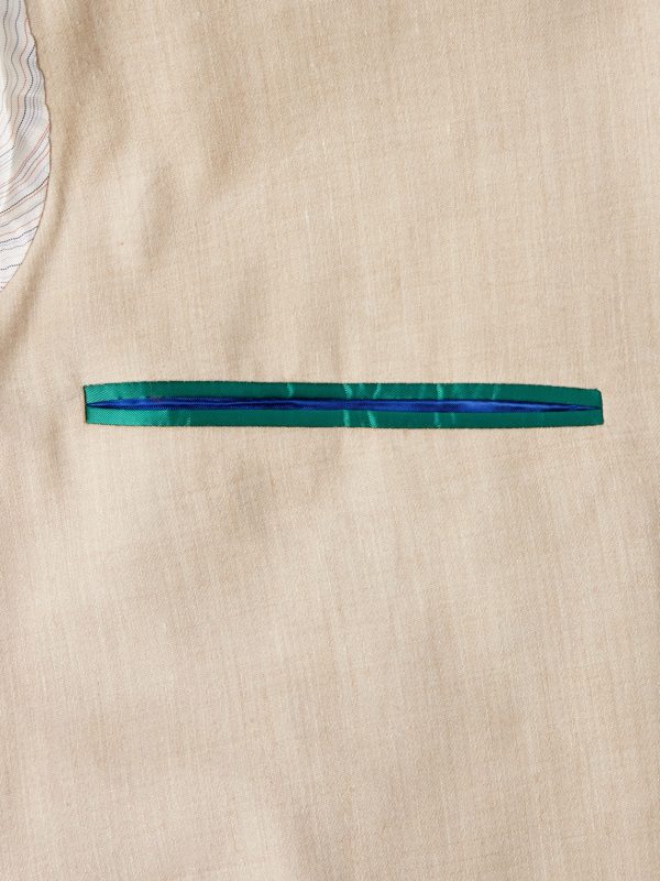 Linen and Wool-Blend Twill Suit Jacket - E1