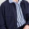 Striped Knitted Cotton Polo Shirt - CU