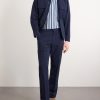 Striped Knitted Cotton Polo Shirt - OU