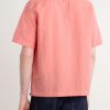Embroidered Cotton and Linen-Blend Shirt - BK Embroidered Cotton and Linen-Blend Shirt - BK