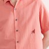 Embroidered Cotton and Linen-Blend Shirt - CU Embroidered Cotton and Linen-Blend Shirt - CU