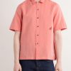 Embroidered Cotton and Linen-Blend Shirt - FR Embroidered Cotton and Linen-Blend Shirt - FR