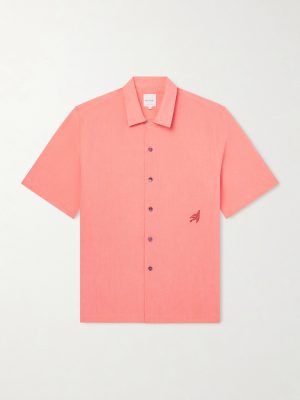 Embroidered Cotton and Linen-Blend Shirt Embroidered Cotton and Linen-Blend Shirt