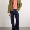 Embroidered Cotton and Linen-Blend Shirt - OU Embroidered Cotton and Linen-Blend Shirt - OU