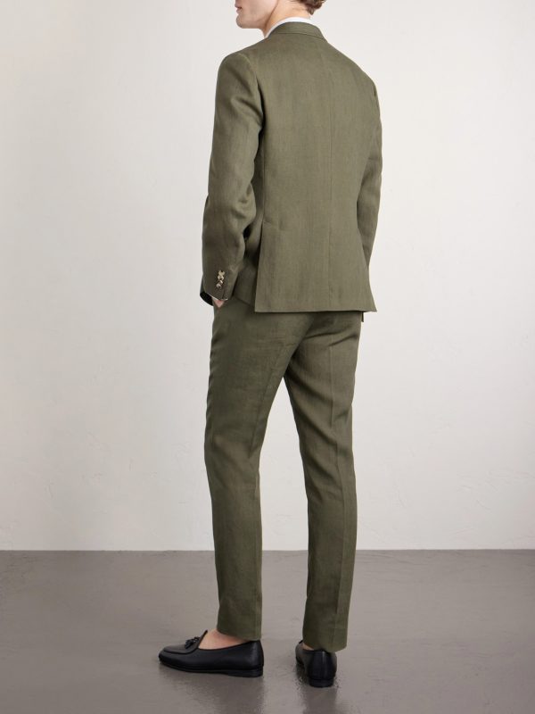Linen Suit Jacket - BK Linen Suit Jacket - BK