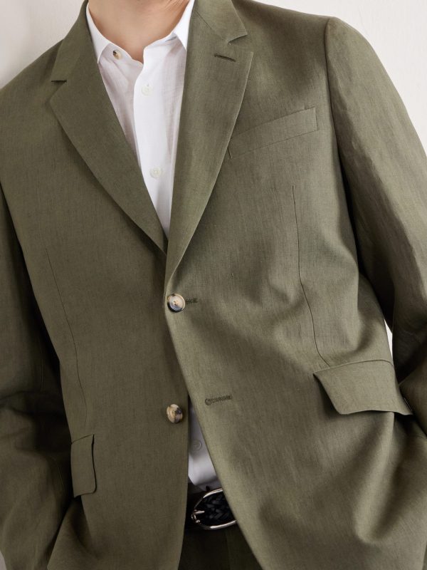 Linen Suit Jacket - CU Linen Suit Jacket - CU
