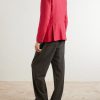 Double-Breasted Linen Blazer - BK