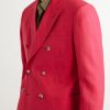 Double-Breasted Linen Blazer - CU