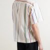 Striped Cotton and Lyocell-Blend Twill Shirt - BK Striped Cotton and Lyocell-Blend Twill Shirt - BK