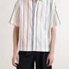 Striped Cotton and Lyocell-Blend Twill Shirt - FR Striped Cotton and Lyocell-Blend Twill Shirt - FR