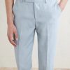 Slim-Fit Tapered Linen Suit Trousers - CU Slim-Fit Tapered Linen Suit Trousers - CU