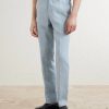 Slim-Fit Tapered Linen Suit Trousers - FR Slim-Fit Tapered Linen Suit Trousers - FR
