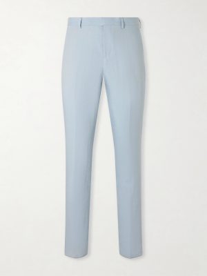 Slim-Fit Tapered Linen Suit Trousers Slim-Fit Tapered Linen Suit Trousers