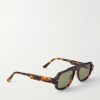 George V Aviator-Style Tortoiseshell Acetate Sunglasses - FR